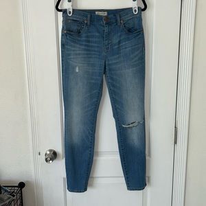 Madewell 9” high riser skinny jeans 29